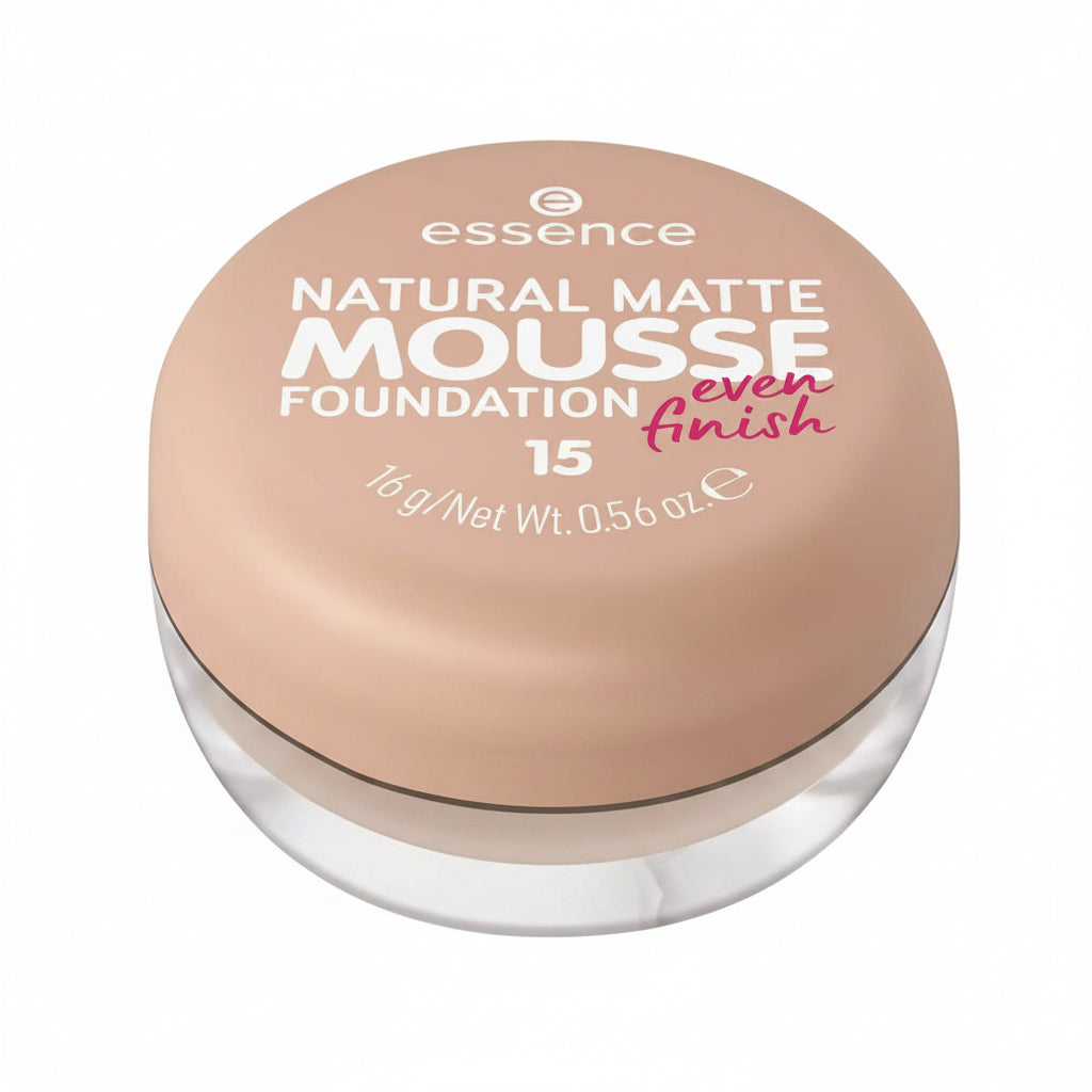 Natural Matte Mousse Foundation | 01 Cool Sand | Medium High Coverage | Long Wearing | 16H