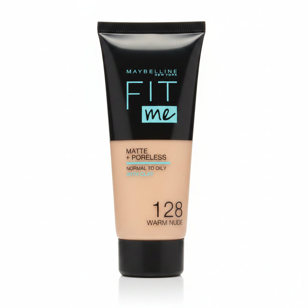 Maybelline Fit Me foundation tube in Warm Nude shade