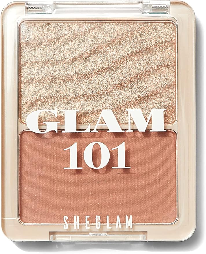 SHEGLAM GLAM 101 Hybrid Highlighter & Blush Duo