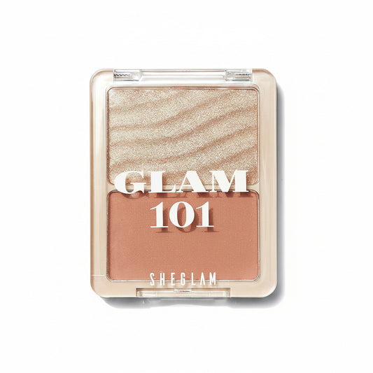 Shaglam Highlighter and Blush Dual Hybrid 101 by Glam - Seville