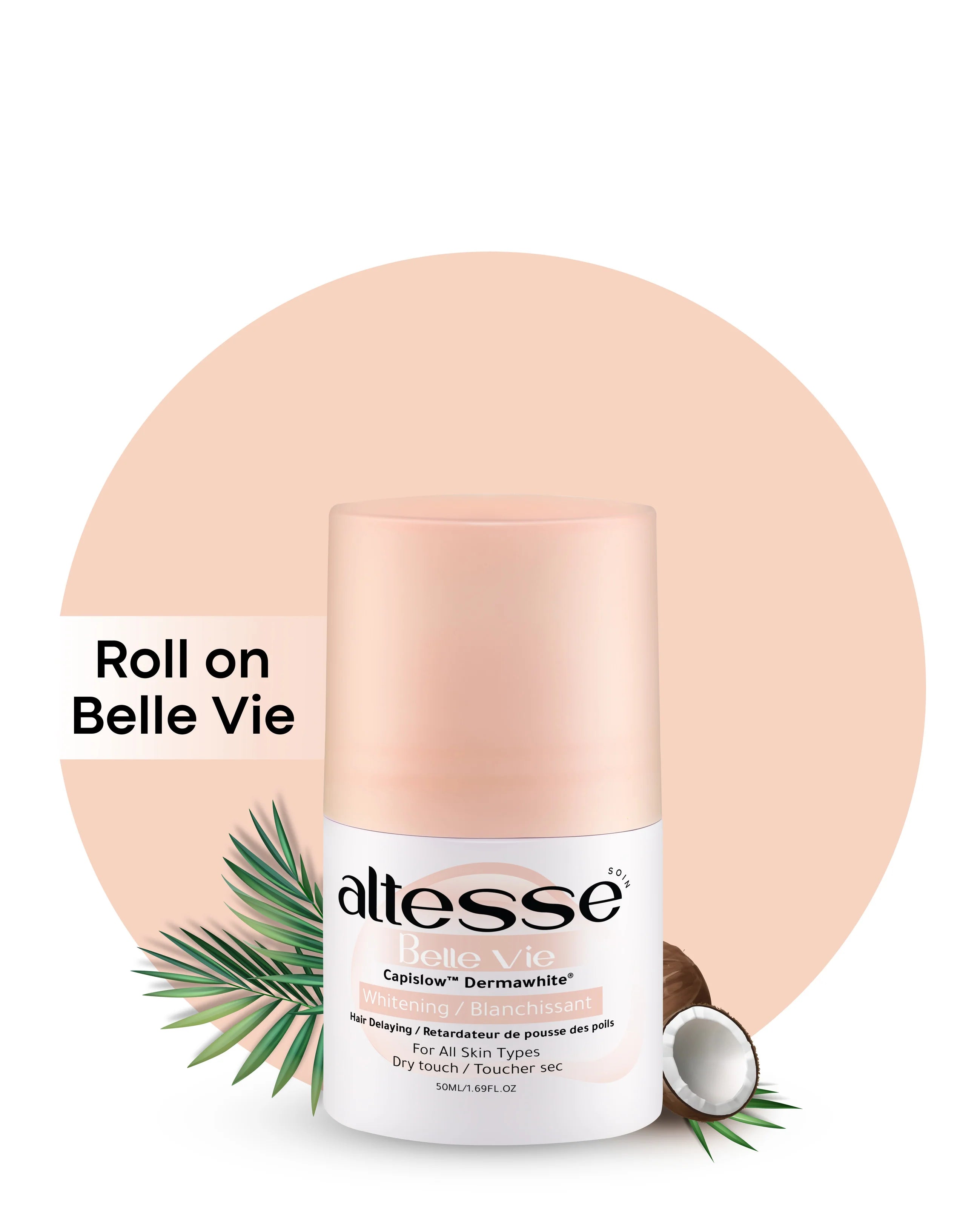 Altesse Soin Roll-On Deodorant Belle vie 50 ml (Coconut and Oud scent)